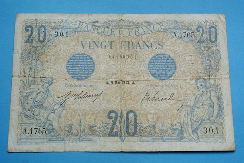 Rare francs bleu - ,
