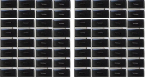 Lot socle pour vitrine - socle,