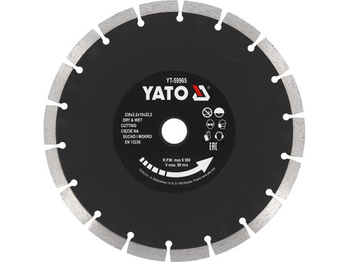 Disque diamant 230mm 10mm - 230mm,