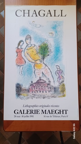Marc chagall grande affiche - chagall,