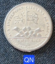 Révolution- Rare Méd Plomb