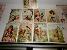 lot de 6 chromos chocolat du planteur/2 chicorée c beriot/1 gratuite bon marché