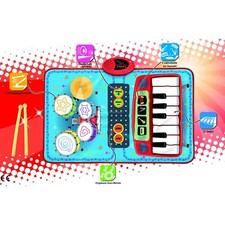 Musikmatte Batterie Piano Clavier Jouet Enfants Instruments Apprendre Bébé
