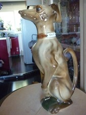 Pichet chien barbotine signe