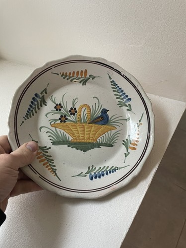 Assiette ancienne xixe - assiette, xixe.