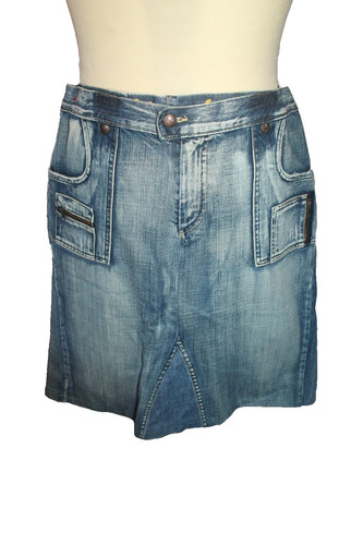 Jupe courte jeans - jupe,