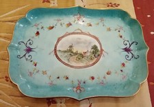 PLATEAU ANCIEN EN PORCELAINE