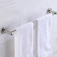  40 CM Porte-serviette Mural Barre Salle De Bain Porte-serviettes Support
