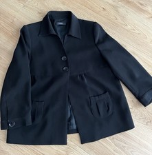 veste blazer en polyester noir