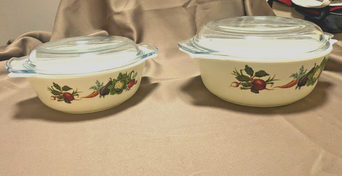 Plats pyrex verre blanc - 2,