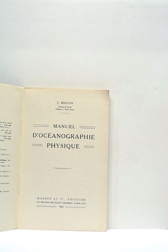 Livre ancien rouch manuel - rouch,