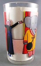 Babar - Verre à Moutarde Amora - Babar et la Vieille Dame font de l'exercice