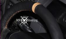 Couvre Volant En Cuir Véritable Pour Mercedes Classe C W203 00-07 + Sangle Beige