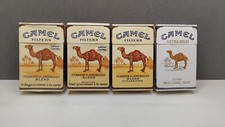 Lot de 4 paquets vides cigarettes CAMEL Tous différents - Vintage années 80/90
