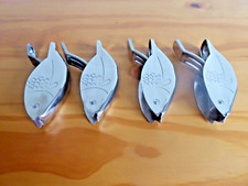  4 presse citron manuel en forme de poisson acier inoxydable 