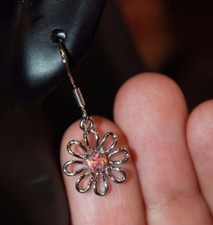 fire opal earrings pendant set