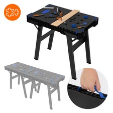 Établi de travail pliable portable extensible chevalet de sciage charge 150 kg