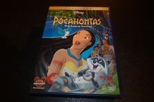 Dvd pocahontas dessin anime - dvd,