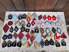 Lot Insignes Attributs Tissus Années 40  / 50 Indochine Algérie 