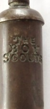 ANCIEN SIFFLET WHISTLE THE BOY SCOUTS SCOUTISME EN LAITON 
