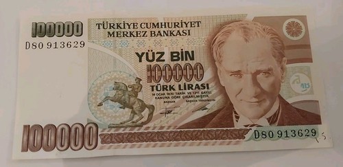 Billet turquie 100 - 100, 000