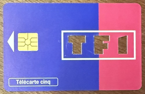 Telecarte tf1 avec découpe - telecarte,