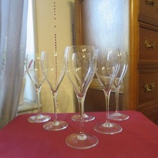 6 verres a vin rouge en