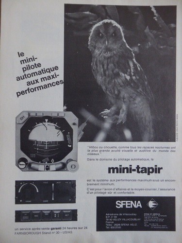 1974 pub sfena mini - mini, pilote