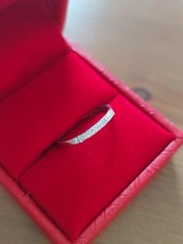 Bague Or Blanc 9 Carats Avec