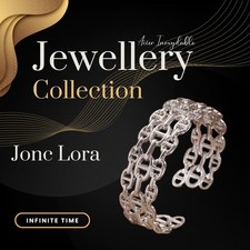 Jonc 3 rangs mailles marines