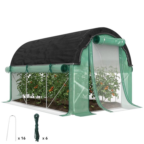 Serre polytunnel m avec - m,