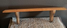 Vintage solid oak wall - wall, shelf