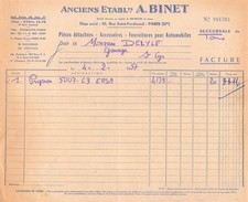 1957 PIECES DETACHEES