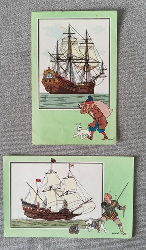 Tintin lot chromos voir et - tintin, 2
