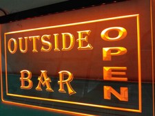 Panneau lumineux néon LED bière ouverte bar pub club extérieur cadeau décorat...