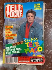 REVUE LIVRE TÉLÉ POCHE 1987 N° 1139 ALAIN DELON PAS FILM DVD
