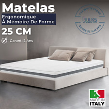 Matelas double | orthopédique | antibactérien avec revêtement hypoallergénique