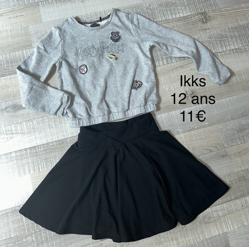 Ikks ans fille sweat - 12,
