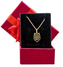 Pendentif plaqué tête - en, or