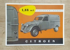 Carte Postale 2CV Fourgonnette