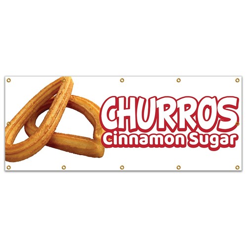 Churros cinnamon sugar banner - churros,
