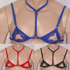 Soutien gorge homme satin