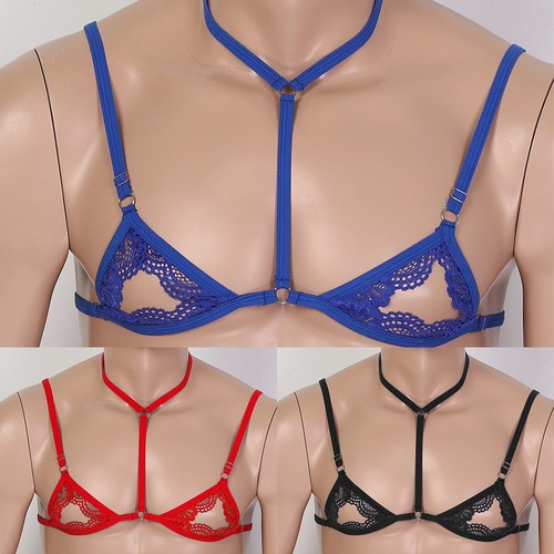 Soutien gorge homme satin
