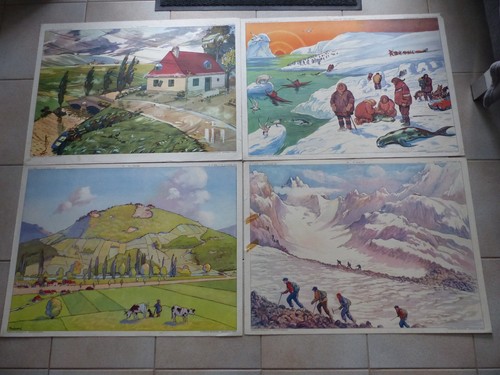 Lot affiches scolaires - de,