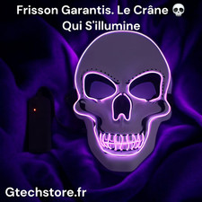 Masque Lumineux LED Tête De