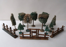 Erzgebirge Germany Tres Bel Ensemble Arbres et Clotures Excellent Etat 1900-1910