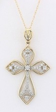 Pendentif croix de mariage