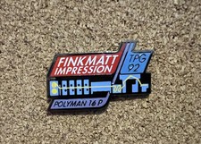 PIN'S IMPRIMERIE PRESSE ECRITE MEDIA FINKMATT IMPRESSION TPG 92 POLYMAN 16P RARE
