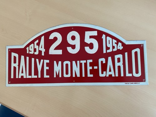 Automobilia plaque rallye - automobilia,