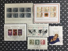 Lot de blocs-feuillets